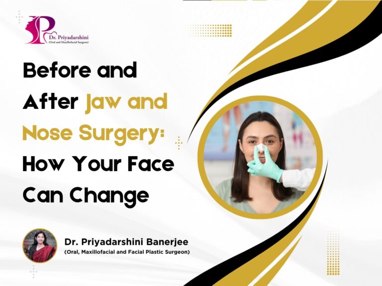 Before and After Jaw and Nose Surgery